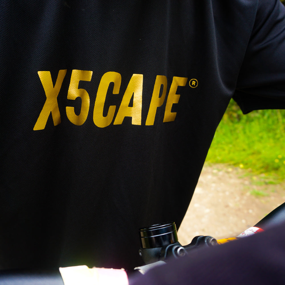 X5CAPE 24K Youth Short Sleeve Mountain Bike Jersey