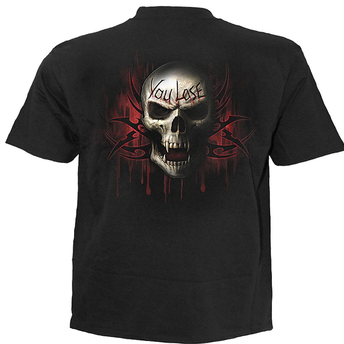 GAME OVER Skeleton Reaper Graphic T-Shirt – Black
